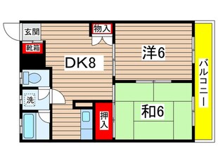 パークハイツＮＡＮＡの物件間取画像